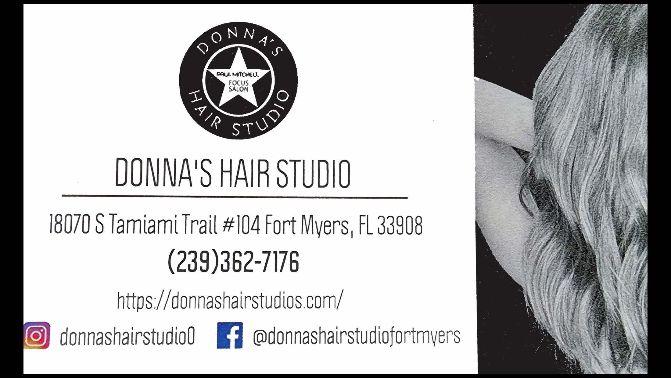 Donna's Hair Studio advertisement