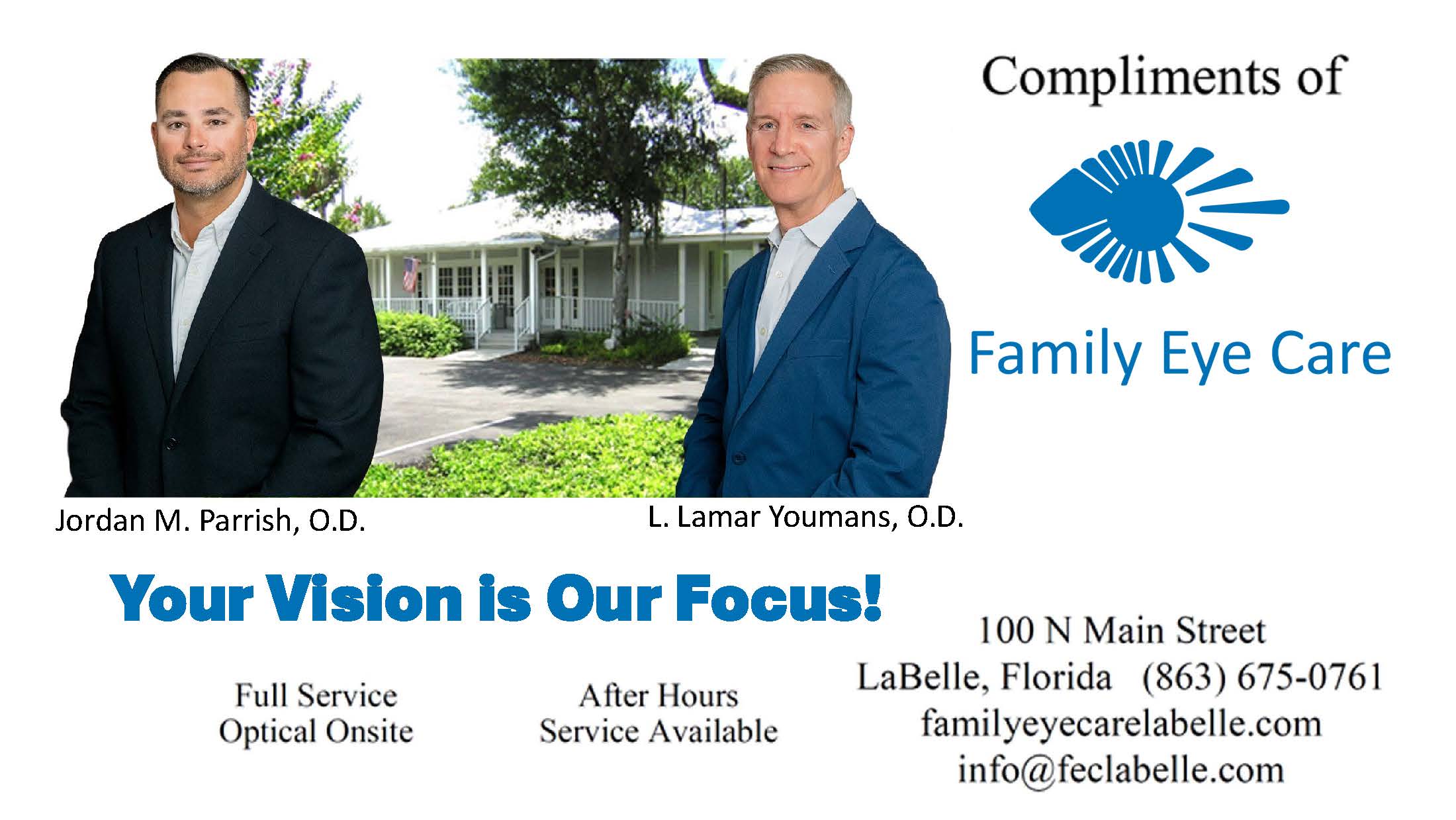 Family Eye Care advertisement