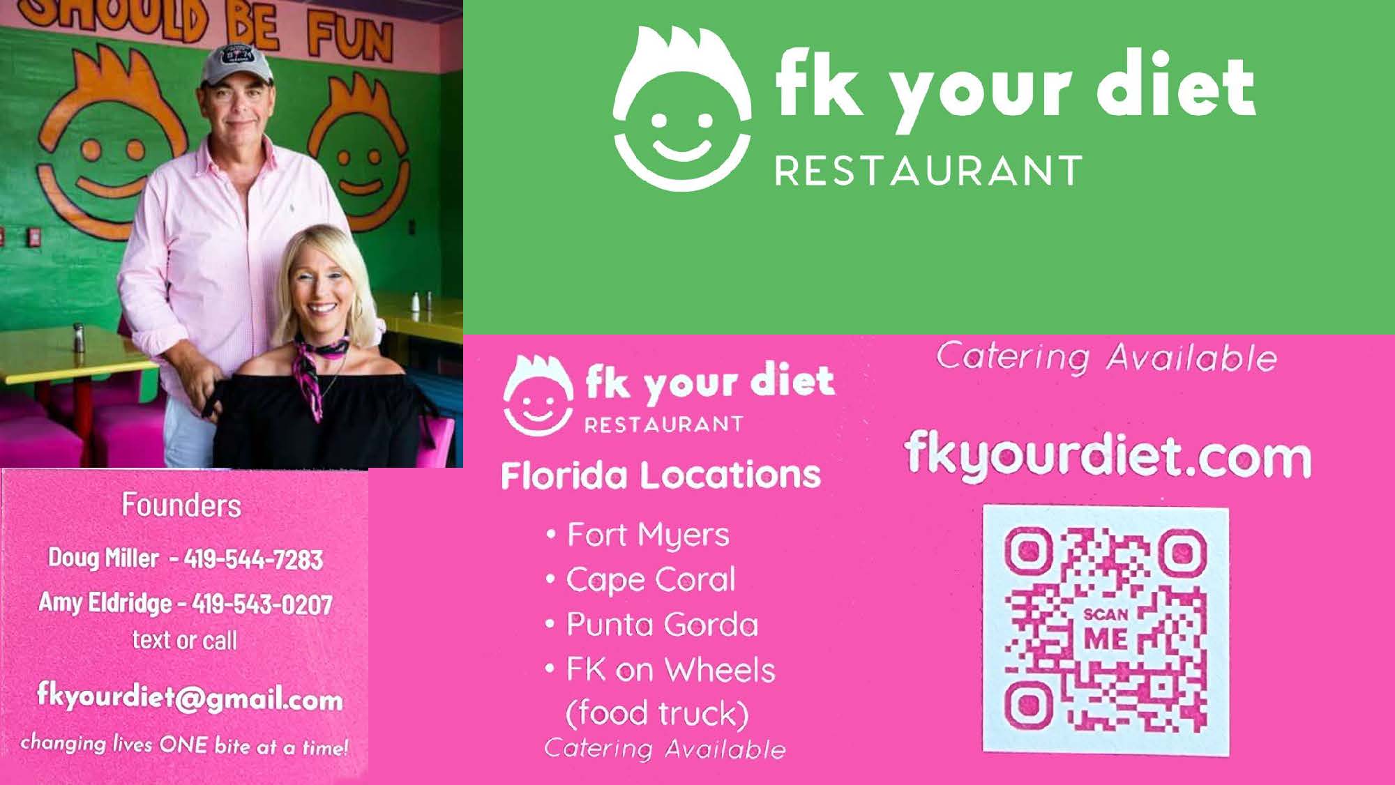 FK Your Diet Restaurant advertisement